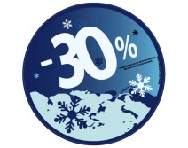 Sticker 30% HIVER 04