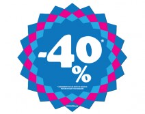 Sticker 40% HIVER 13