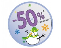 Sticker 50% HIVER 14