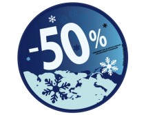 Sticker 50% HIVER 16