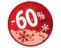 Sticker 60% HIVER 21