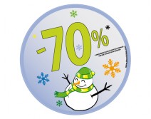 Sticker 70% HIVER 26