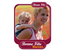 Sticker Bonne Fte Maman FDM09