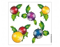 Sticker de Noel Boules de Noel 01