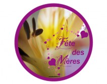 Sticker rond Fête des Mères FDM06