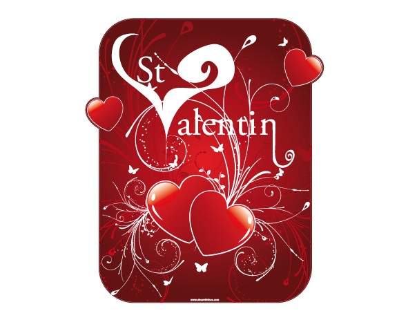 Stickers Cœur – Stickers la saint-valentin gratuites