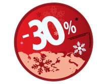 Sticker 30% HIVER 03