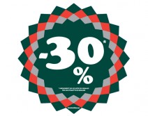 Sticker 30% HIVER 09