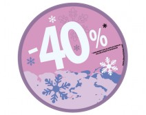 Sticker 40% HIVER 11