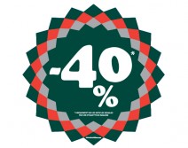 Sticker 40% HIVER 15