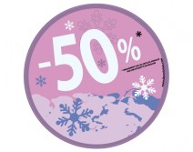 Sticker 50% HIVER 17