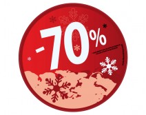 Sticker 70% HIVER 27