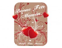Sticker Bonne Fête Maman FDM07