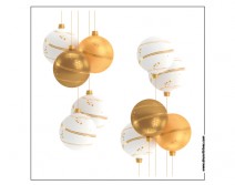 Sticker Boules de Noel 