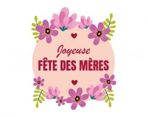 Sticker Joyeuse Fête des Mères FDM16