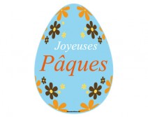 Sticker oeuf de Pques 01