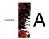 Kakemono Noel rouge et noir, avec une noeud