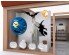 autocollant de vitrine repositionnable halloween 