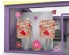 Sticker vitrine fte maman, coeur, arrondi FDM07