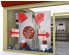 1 sticker rond de Noel